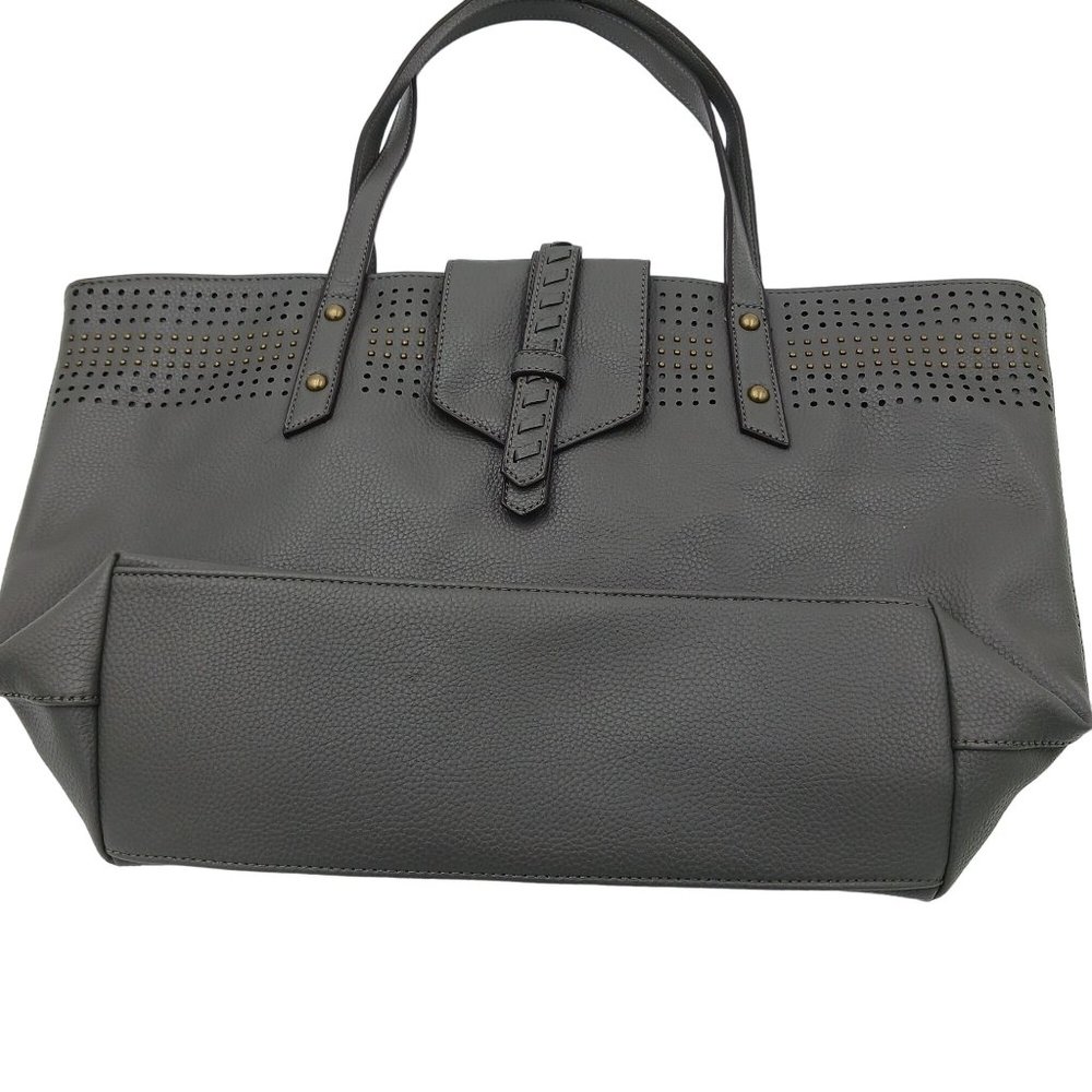 STUDIO COLLECTION GRAY TOTE BAG, SHOULDER BAG